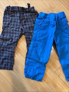 LIKE NEW! BUNDLE! 2 PAIRS! Old Navy Kids Toddler Sweats Jeans Pants Sz 2T